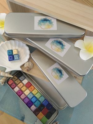 Paint Metal Tin Container (Medium)