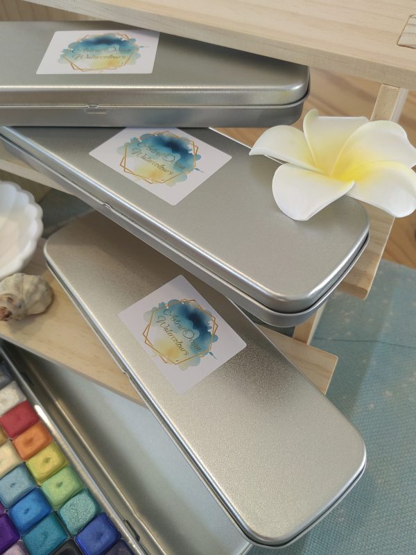 Paint Metal Tin Container (Medium)