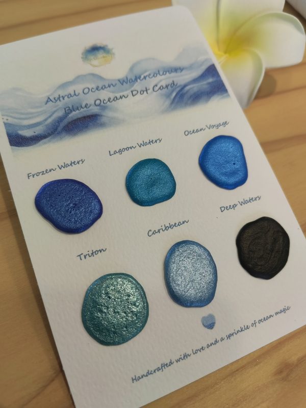 Blue Ocean Dot Card