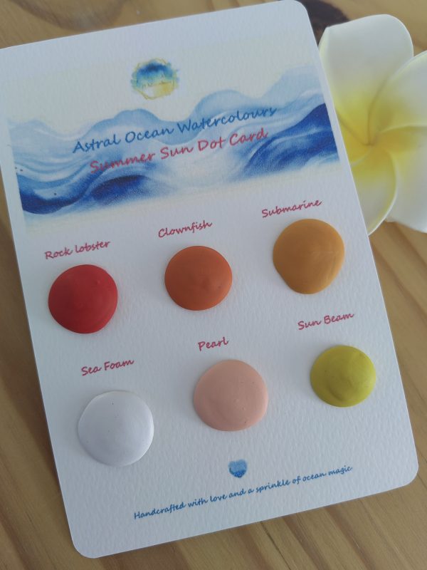 Summer Sun Dot Card