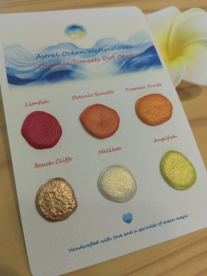 Oceanic sunsets dot card 1 Oceanic Sunsets Dot Card