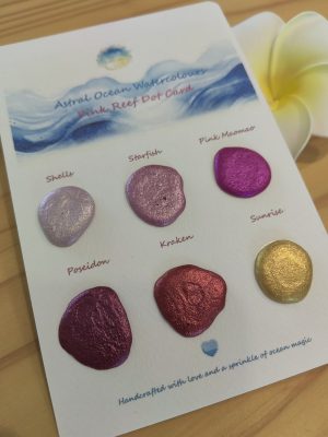 Pink reef dot card 1 Pink Reef Dot Card